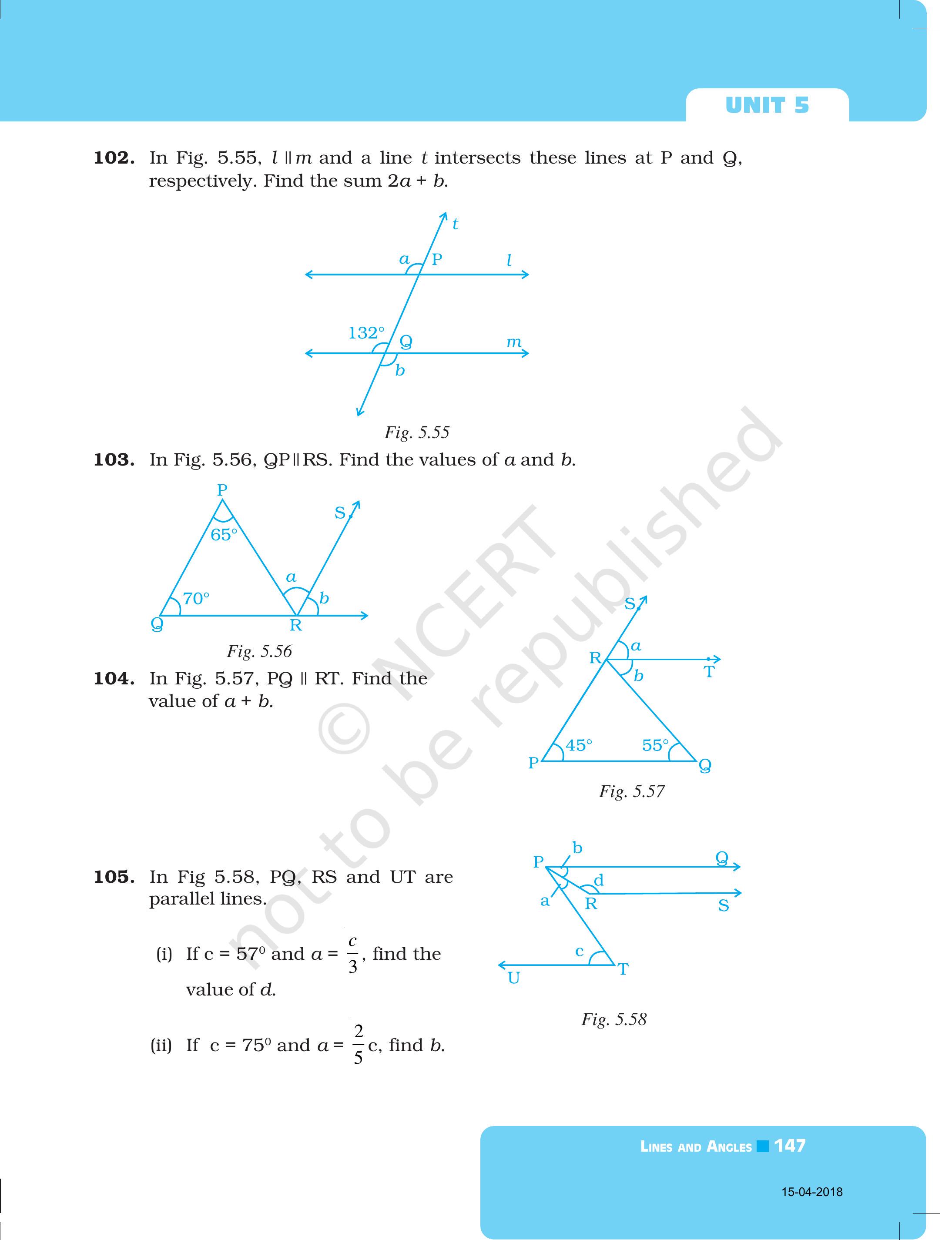 Angles and Parallel Lines | Flexi Homework help & answers | CK-12 ...