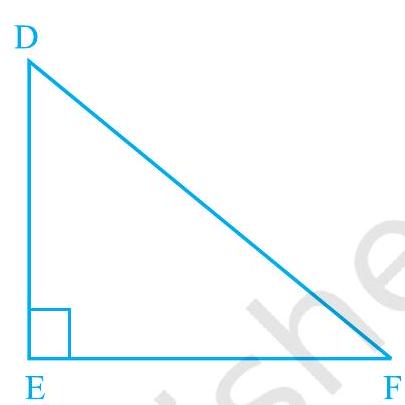 Aligning Triangle Flexi answers - Triangle DEF of Fig. 6.6 is a right triangle with ...