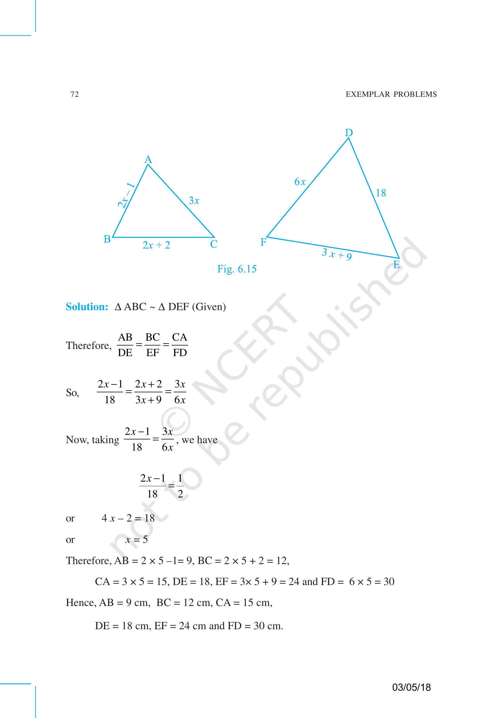 Applications and Proofs Involving Triangle Theorems | Flexi Homework ...