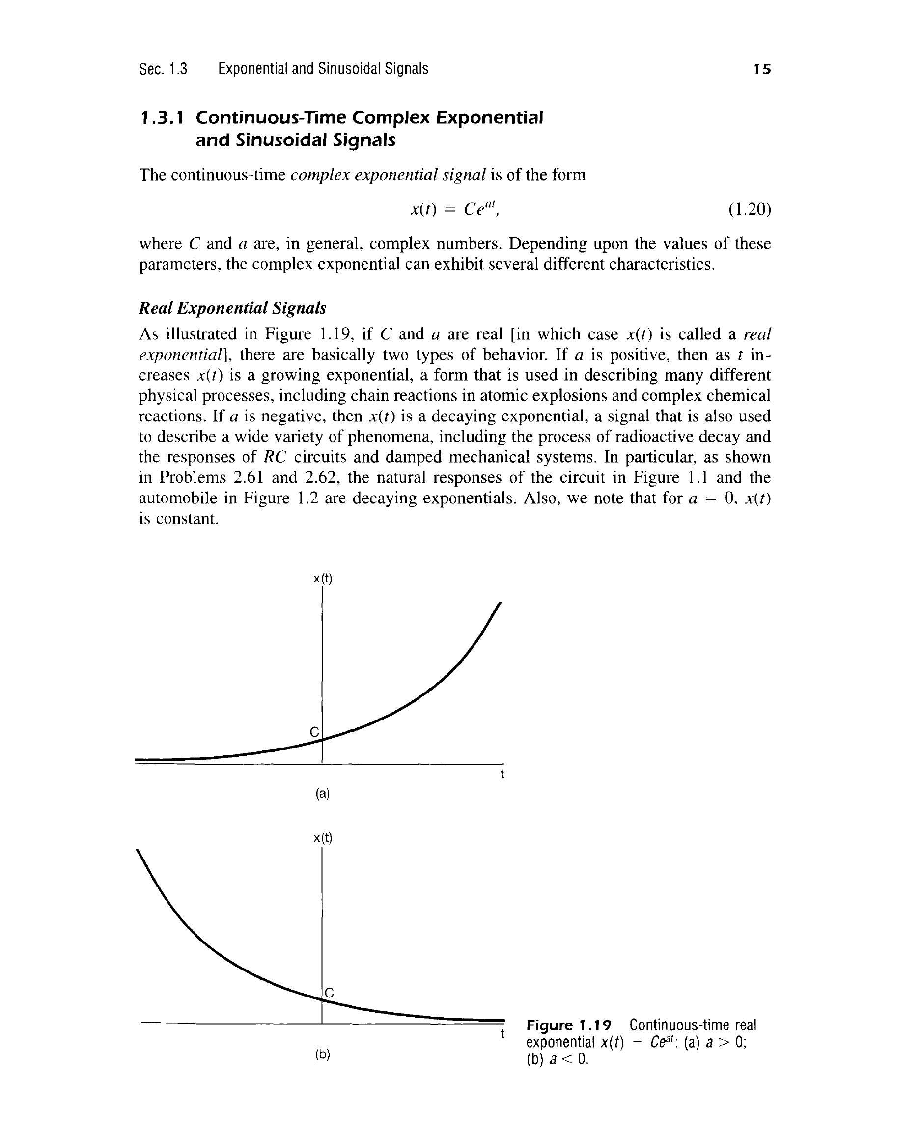 Growing exponential