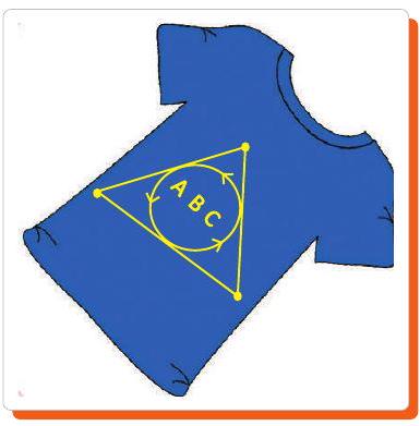 Circle inscribed in triangle ABC