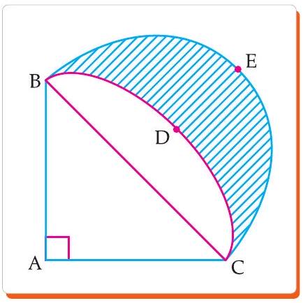 Quadrant with semi-circle