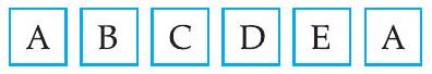 Die with letters on faces
