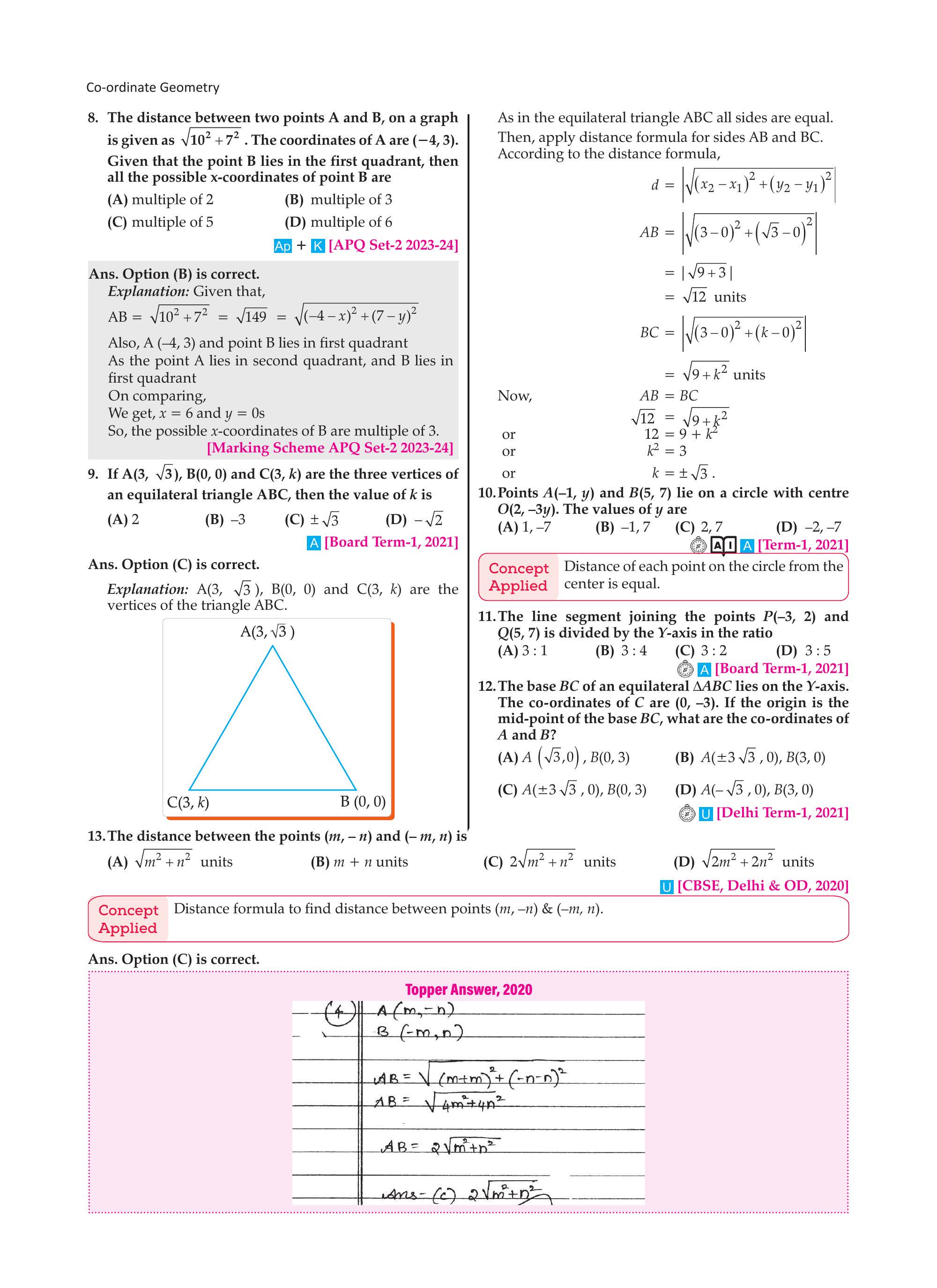 Equilateral triangle diagram