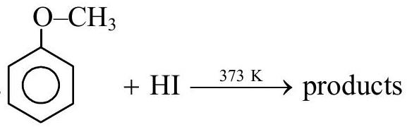 Question diagram: products are: