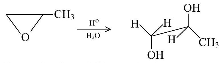 Question diagram: The mechanism of this reaction is