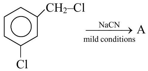 Question diagram: Which of the following is the correct structure of the produ