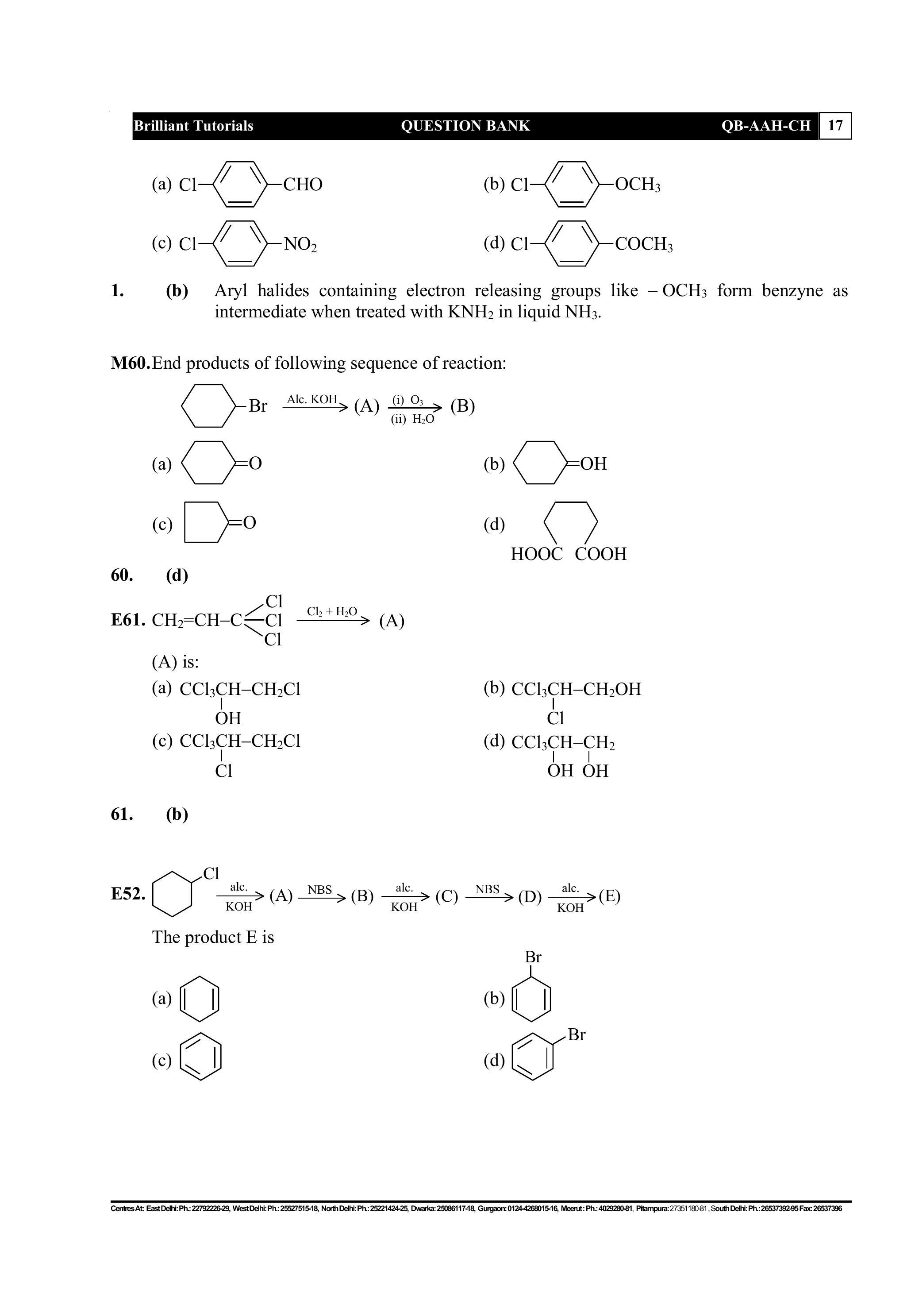 Question diagram: (A) is: